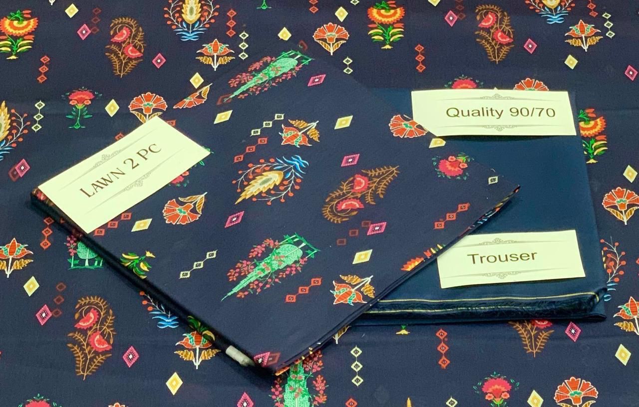 Digital Print 2 Pcs Lawn