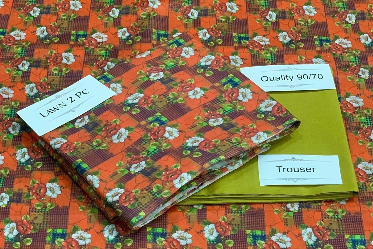 Digital Print 2 Pcs Lawn