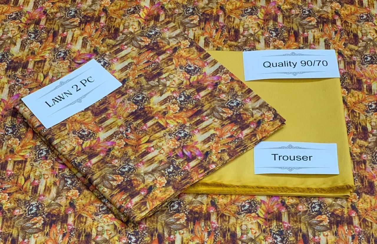 Digital Print 2 Pcs Lawn