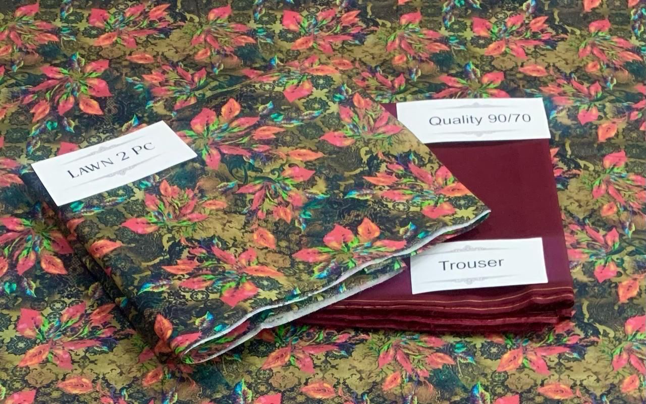 Digital Print 2 Pcs Lawn