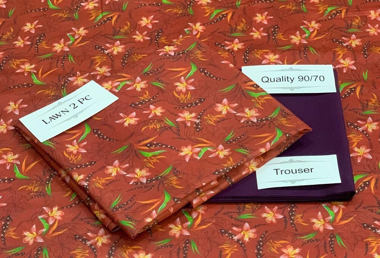 Digital Print 2 Pcs Lawn