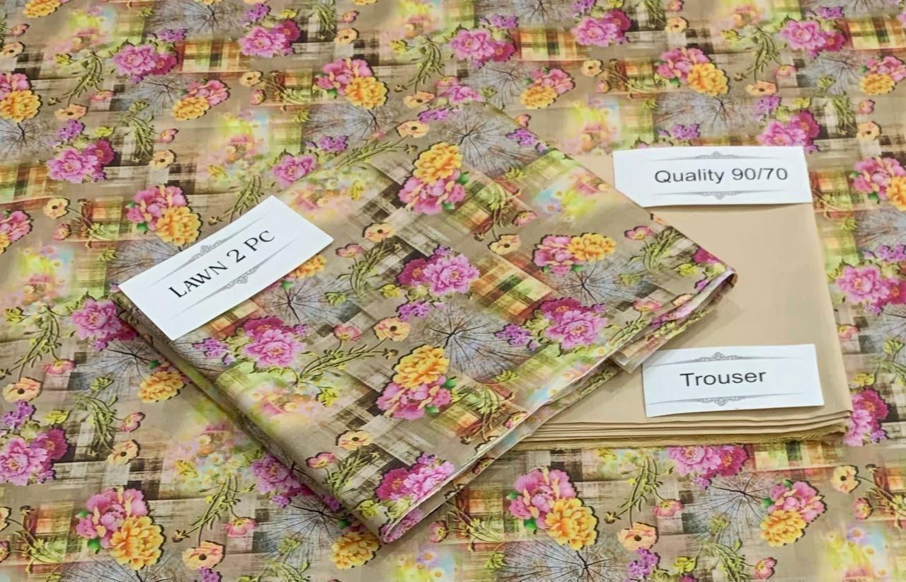 Digital Print 2 Pcs Lawn