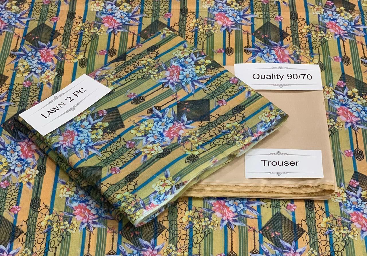 Digital Print 2 Pcs Lawn