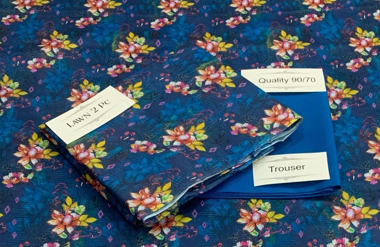 Digital Print 2 Pcs Lawn