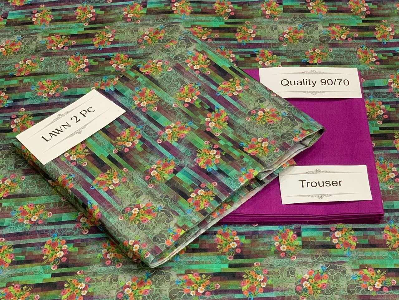 Digital Print 2 Pcs Lawn