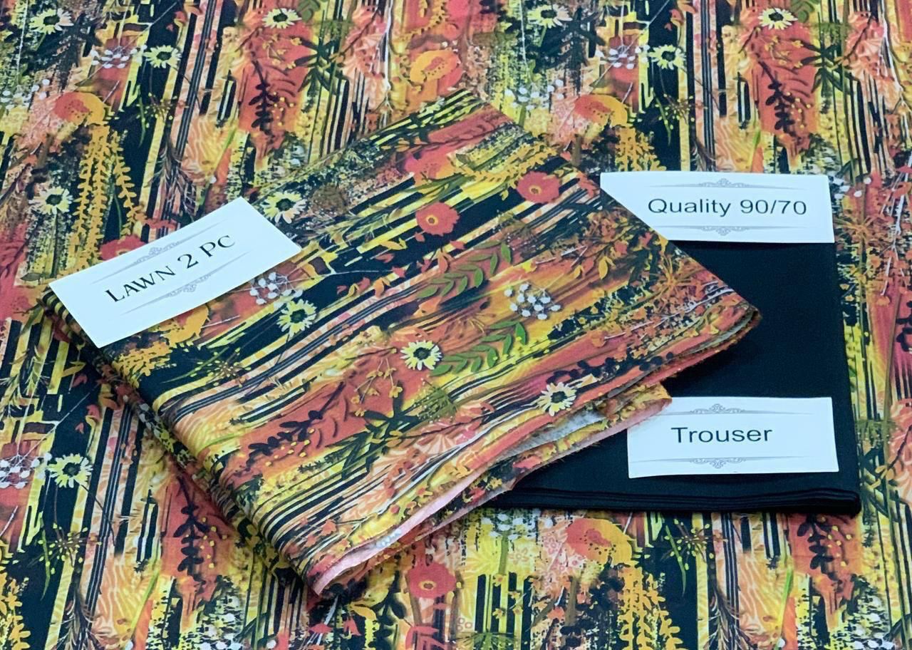 Digital Print 2 Pcs Lawn