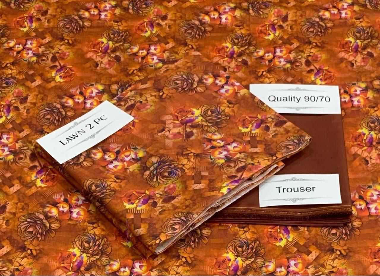 Digital Print 2 Pcs Lawn