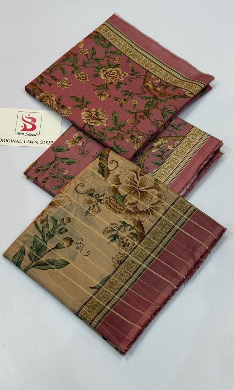 3 Pieces with Lawn Dupatta