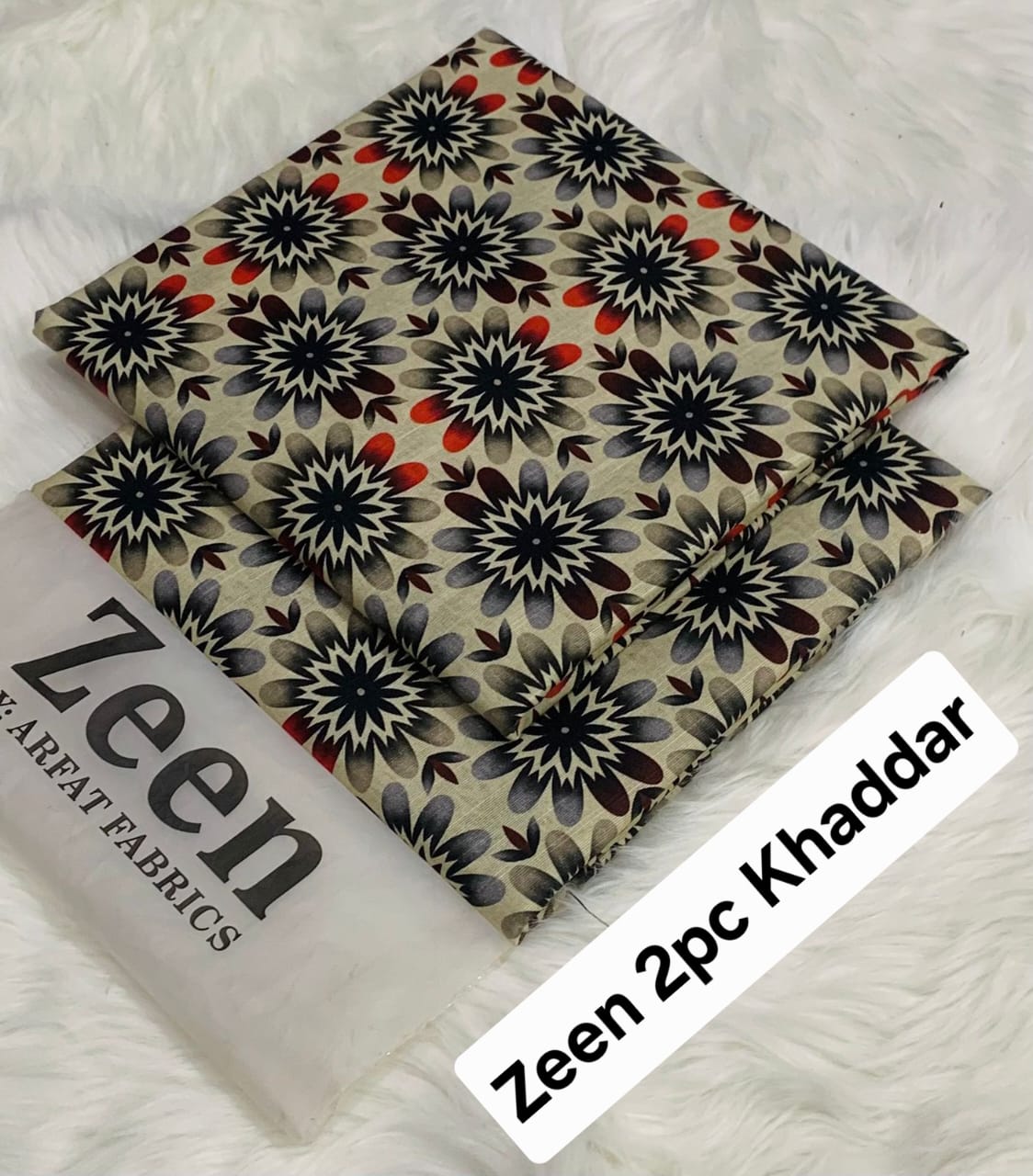 Allover 2 Piece Khaddar